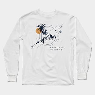 Save The Earth Geometry Long Sleeve T-Shirt